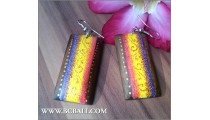 Handmade Colored Fashion Earrings Bali